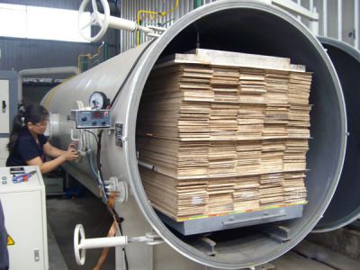 Horno de vacío (Horno para secado de láminas y chapas de madera)